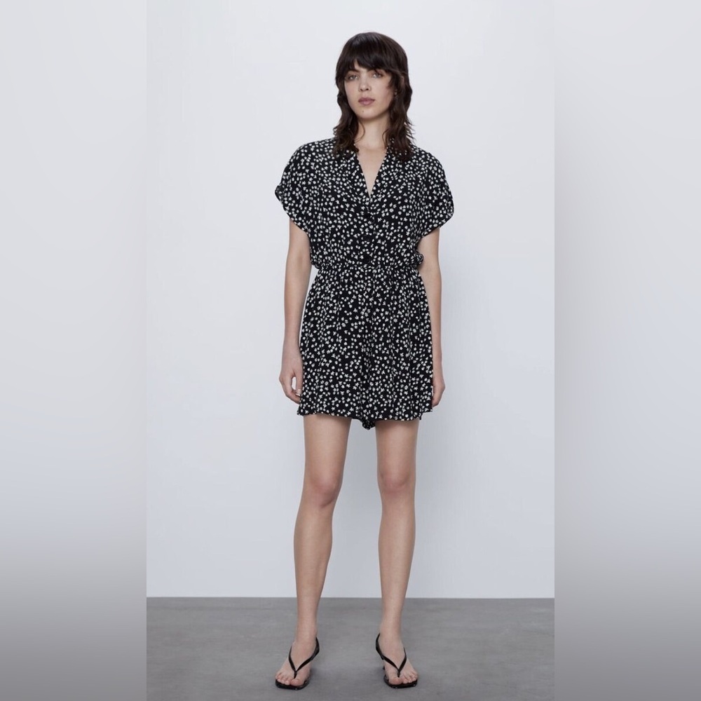 Zara floral romper